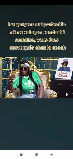 les garçons qui portent le même caleçon pendant 1 semaine, vous êtes convoqués chez la coach