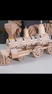 Locomotive Leviathan Wooden Train!🚂 #woodcraft #train #locomotive #diy #crafting #decoration | Awesome Woodcraft
