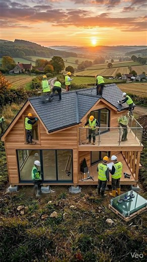 Building a Cozy Timber House from Scratch | Full Timelapse