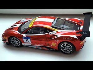 Reviewing the 1/24 Ferrari 488 Challenge by Bburago
