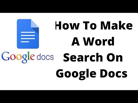how to make a word search on google docs,How do you search and replace in Google Docs?