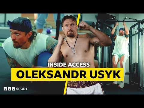 Inside Oleksandr Usyk's fight camp ahead of Rico Verhoeven Pyramids bout | Boxing | BBC Sport