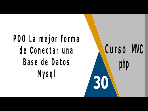 PDO La mejor forma de conectar una base de datos MySQL en PHP