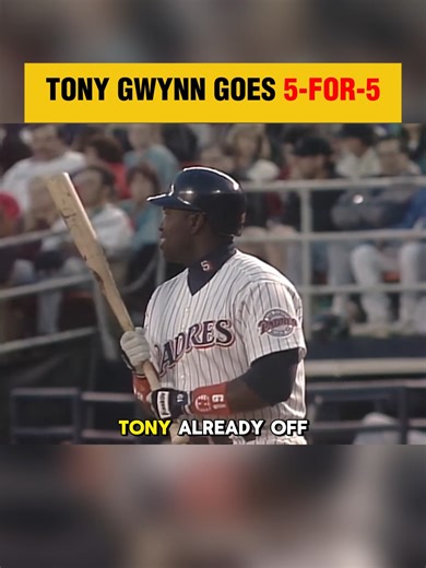 85K views · 1.9K reactions | On April 23, 1994, Tony Gwynn had a perfect game, going 5-for-5 with three singles, one double, and a home run. (via MLB) #tonygwynn #padres #baseball #MLB #throwback | MLB Throwbacks | Facebook