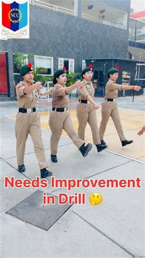 Cadets ! Mistakes Are Part of Learning – Keep Practicing 🇮🇳🫡 #ncc #shorts