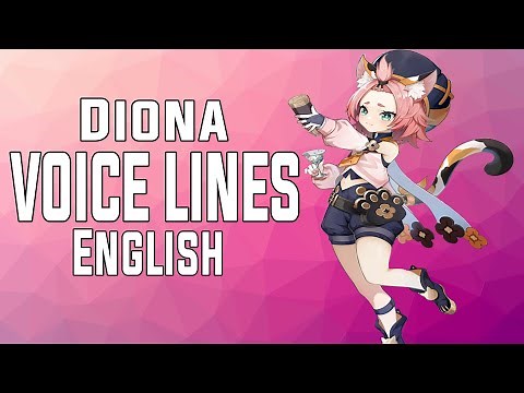 Diona - Voice Lines (English) | Genshin Impact 1.1