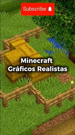 MINECRAFT COM GRÁFICOS REALISTAS #minecraft #minecraftsurvival