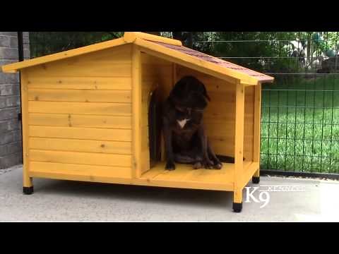 K9 Kennel Store - Tuscan Wood Dog House