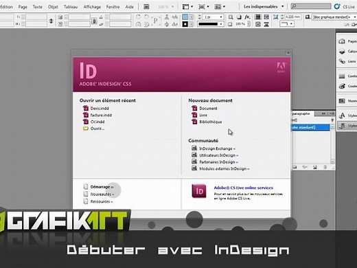 Créer son CV avec Indesign