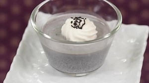 Here's pudding with an Asian twist, Black Sesame Pudding by Cooking with Dog Full recipe: http://taste.md/1LpWus0 | Tastemade