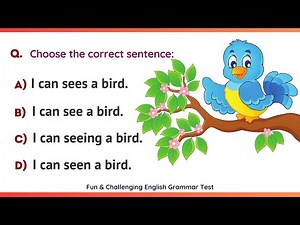 Fun & Challenging English Grammar Test | 30 Questions | Grade 1 | English Test for Kids