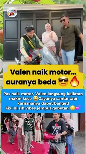 Valen Naik Motor, Auranya Auto Kece! 😎🔥#valenda7 #happy #da7