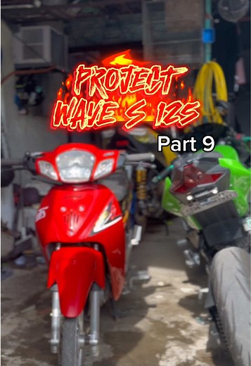 Installing a New Exhaust Pipe on Honda Wave 125