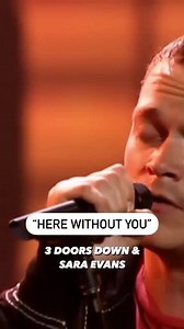 3 Doors Down & Sara Evans performing “Here Without You.” #3doorsdown #saraevans #country | Country Chord