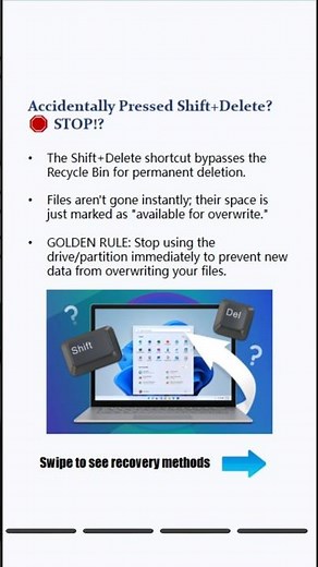 🔥 Shift+Deleted a File? Here's How to Get It Back (3 Ways)