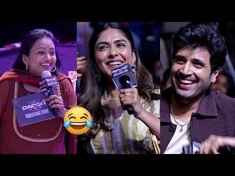 Adivi Sesh & Mrunal Thakur Fun With Anchor Suma at #Dacoit Movie Telugu Trailer Launch Event