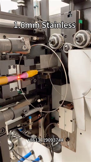 Stainless steel wire ring making machine automatic slim thin wire ring making welding integrated