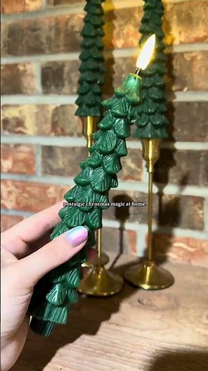 ✨ Christmas Tree Flameless Candles | Cozy Holiday Decor