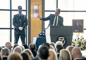 Pa. Chief Justice Max Baer remembered as pioneering judge, dedicated family man during memorial service
