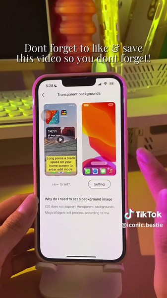 Invisible Aesthetic Widget Tutorial for Beige iPhone Aesthetic