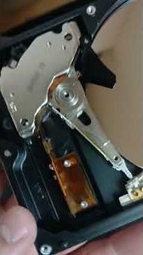 Removing Neodymium Magnets From Old Hitachi Hard Drive #MagnetRemoval #Recycling #Teardown #ASMR