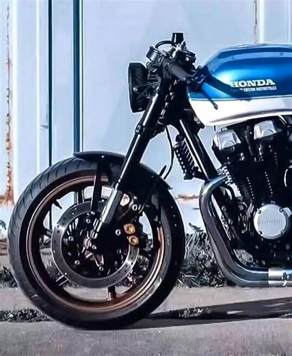 Honda CB 750 💙⚡💙 By- KASPEED Custom Motorcycles | Cafe Racers Club