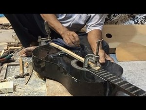 Acoustic Guitar Bridge repairing | In Easy Method