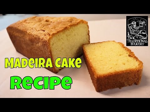Old School Madeira Cake Recipe how to Demo at Bakery