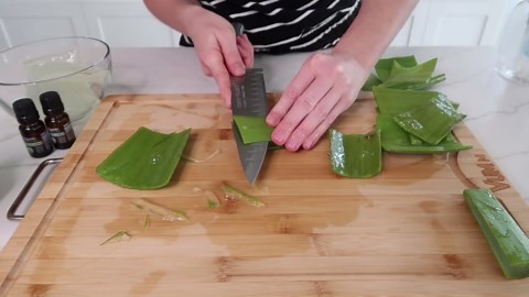 HOW TO MAKE HAND SANITIZER + How to Make ALOE VERA GEL from Scratch | DIY HAND SANITIZER