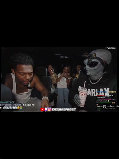 Deshea & his Alien Homie explain how Atlanta is Dangerous & Tricky 🤣🤣🤣🤣#desheafrost #Atlanta #ATL #alien #Clips