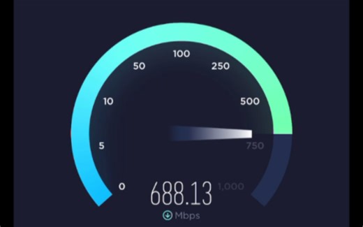 简单测试下网速