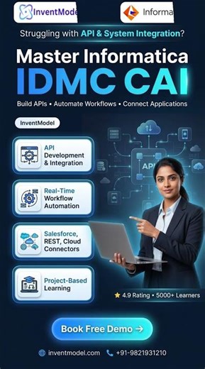 🚀 Informatica IDMC CAI (Cloud Application Integration) Live Training