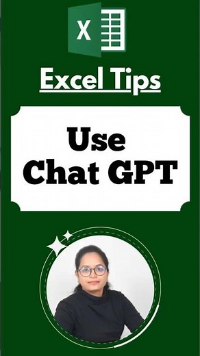 How use Chat GPT in Excel #shorts