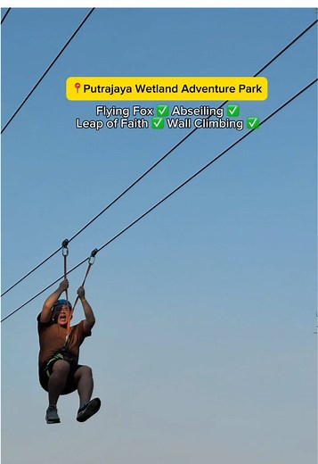 Hujung Minggu Ini: Aktiviti Flying Fox dan Abseiling