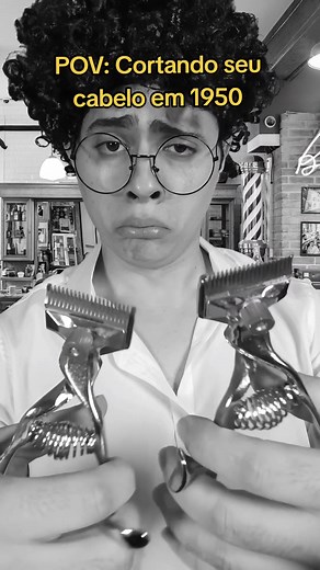 Barbearia 10 | Cortando seu cabelo em 1950 ✂️💈 #asmrbrasil #asmrbr #povasmr #asmrpov #asmrroleplay