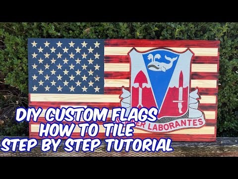 Carbide Create Version 8 - DIY Custom Flags and Tiling