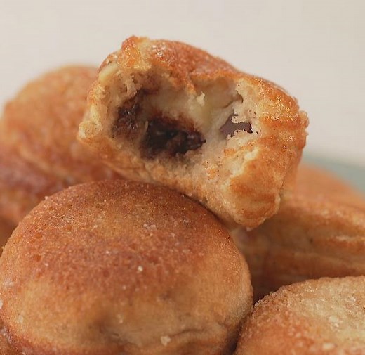 11M views · 76K shares | Chocolate Chip Banana Bread Pancake Bites...