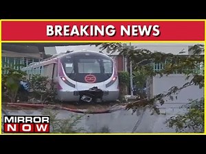 DMRC's Driverless Train Crashes Into A Wall I The News
