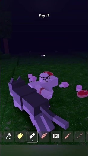 Playing Dead VS Wolves #roblox #99nights