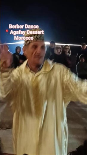 Fun at Agafay Desert Berber Dance #fun #dance #travel #shorts #foryou #desertfun