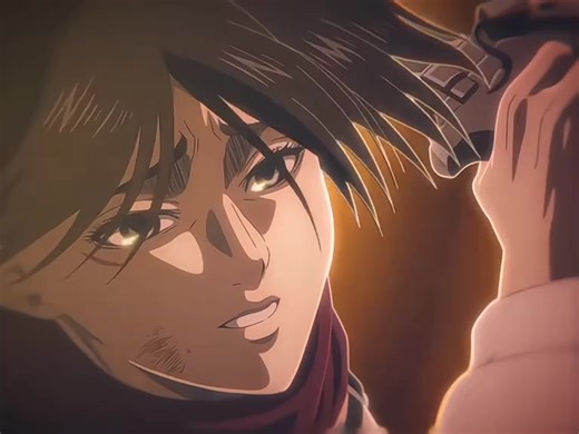The fact that Eren didn't even feel the first and last kiss #aot #attackontitan #erenmikasa #fyp
