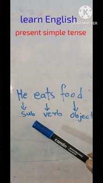 learn English, present simple tense