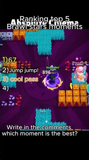 Ranking Top 4 BRAWL STARS Moments 😂 #funny #fails #brawlstars