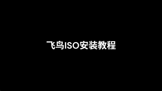 飞鸟OS安装教程