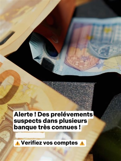 Attention plusieurs banques ont été vicitmes de prelevements douteux dont la Caisse d’Épargne, de Boursorama, du Crédit coopératif ou de la Banque Populaire ont constaté des paiements inconnus sur leurs comptes... #actu #banque #arnaque #argent ##faitsdivers