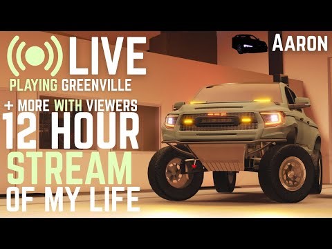 🔴 LIVE | 12 HOUR STREAM | Playing Greenville + More with Viewers! | Roblox