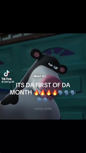 ITS THE FIRST OF THE MONTH