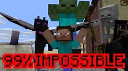 Difficulty lvl : 99% IMPOSSIBLE Minecraft Map