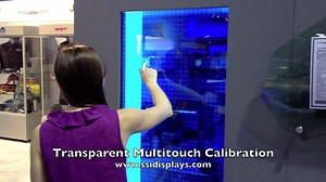 Transparent LCD Multitouch Screen