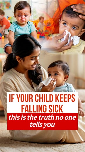 Dr. Aastha Jain|Child Specialist on Instagram: "Your child is NOT falling sick because their immunity is weak… They’re falling sick because they’re supposed to. Kids catch 6–8 viral infections a year — especially once school starts. That’s not “weak immunity.” That’s normal immunity learning to fight. If you’re a parent who’s worried your child is falling sick “too often”… this reel will reassure you, not scare you. Which myth did you believe before? Tell me in the comments 👇 Let’s normalize ch
